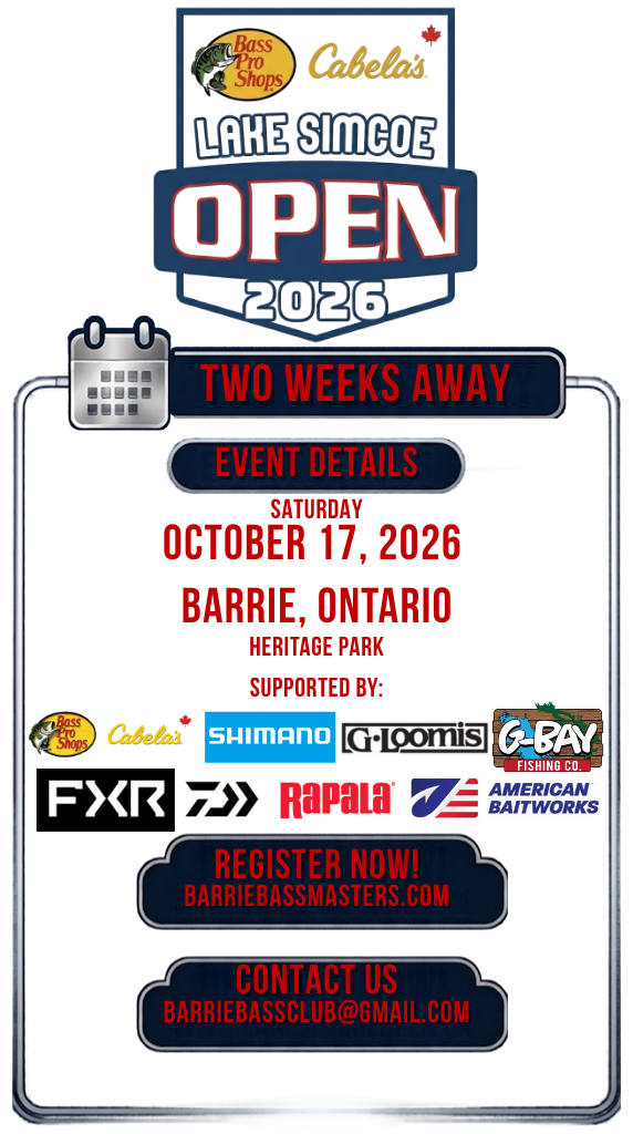 $1000 Big Fish Sponsor by G-Bay Tackle